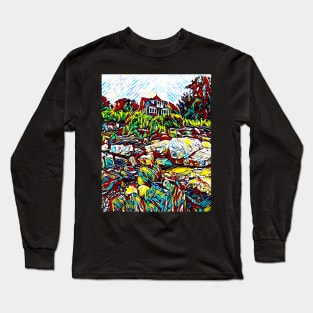 House on a Hill Long Sleeve T-Shirt